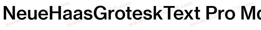 NeueHaasGroteskText Pro Md字体转换